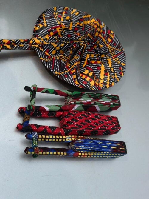 Handcrafted Kitenge Folding Fans – African Print