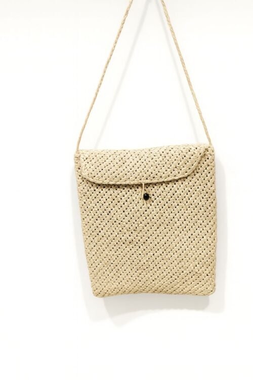 Natural Raffia Shoulder Bag