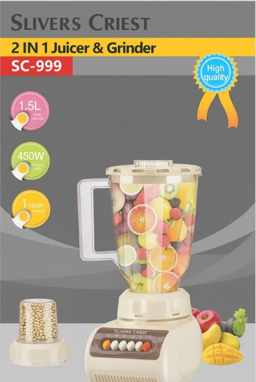 Slivers Criest 2-in-1 Juicer & Grinder SC-999