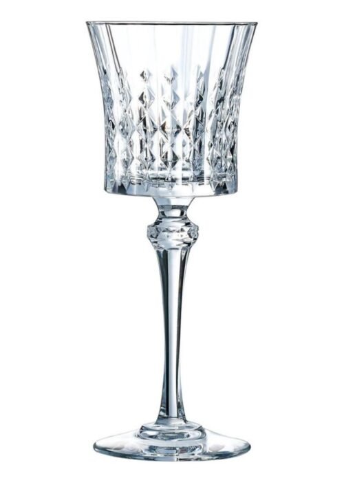 Vintage Crystal Wine Glass Set-2 Pieces