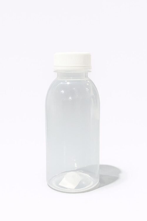 Reusable Clear Plastic Bottles with Screw Caps