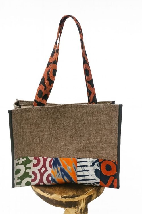 African Patchwork Tote – Stylish, Unique & Handcrafted