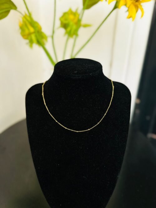 Dainty Gold Bead Chain