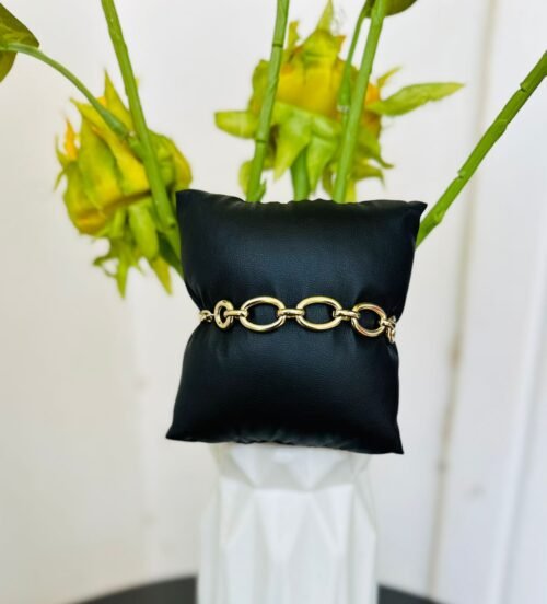 Golden Bold Link Bracelet