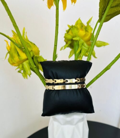 Golden Couple Link Bracelets